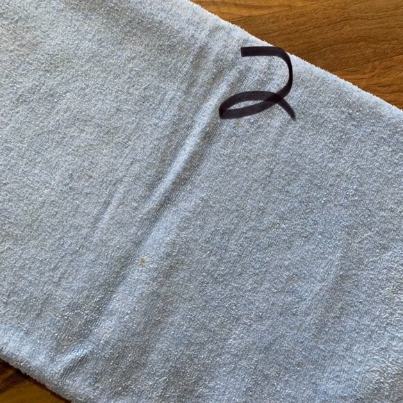 Blue Vintage JC Penneys Towels Floral Bath 2 Piece Retro Household Bathroom USA - Picture 12 of 12